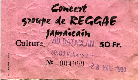 reggae 28 mars 80
